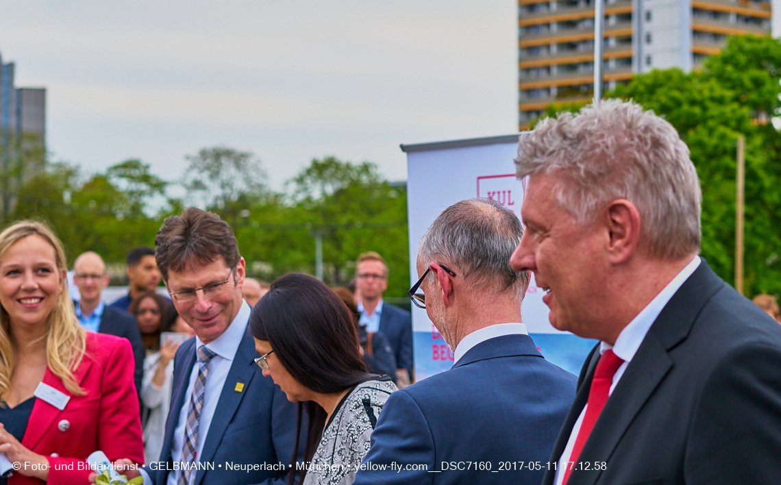 11. Mai 2017 - Grundsteinlegung für die LOGE und dem Kulturquadrat in Neuperlach
